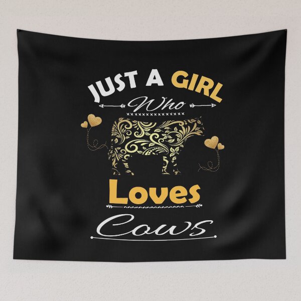 Item preview, Just A Girl Who Loves Cows designed and sold by PRINTED ..