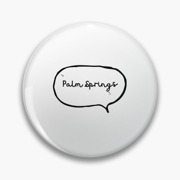 Item preview, Palm Springs - Hand-write Hand-drawn Speech Bubble designed and sold by CityCollection.