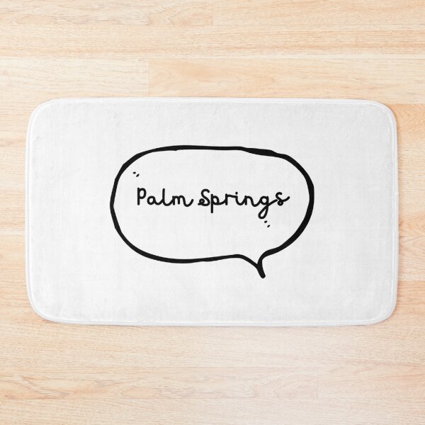 Item preview, Palm Springs - Hand-write Hand-drawn Speech Bubble designed and sold by CityCollection.