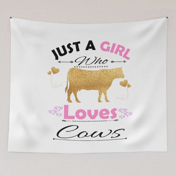Item preview, Just A Girl Who Loves Cows designed and sold by PRINTED ..