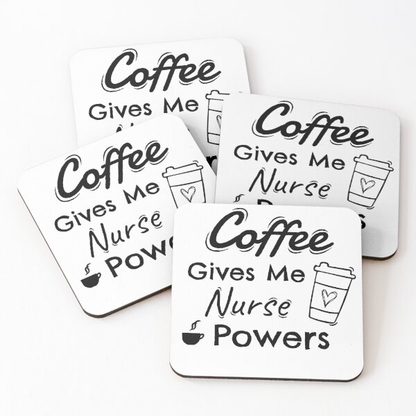 Item preview, Coffee Gives Me Nurse Powers designed and sold by Pattranit56.