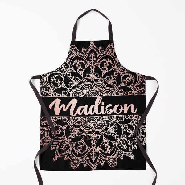 Item preview, First name Madison mandala in rose gold designed and sold by felinefeelings.