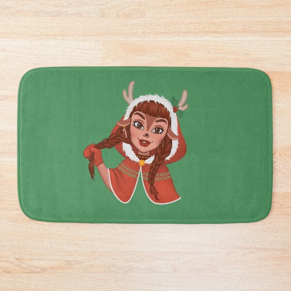Item preview, XMAS DEER GIRL designed and sold by kraskakreativ.