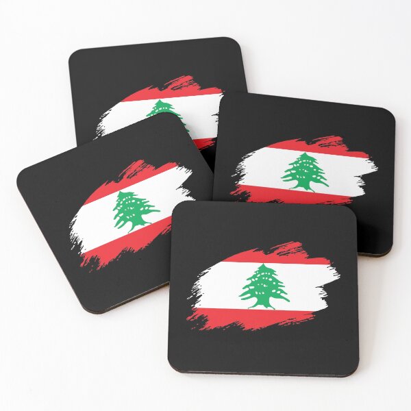 Aperçu de l'œuvre Liban drapeau libanais drapeau créée et vendue par GeogDesigns.