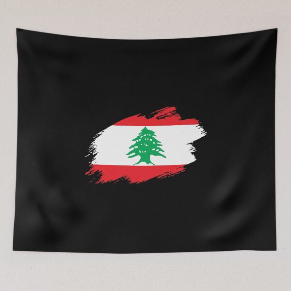 Aperçu de l'œuvre Liban drapeau libanais drapeau créée et vendue par GeogDesigns.