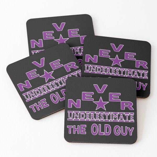 Item preview,  NEVER UNDERESTIMATE  THE OLD GUY designed and sold by Ralek.