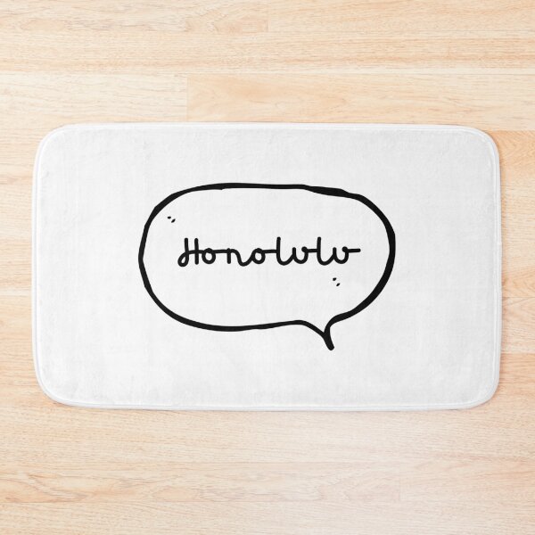 Item preview, Honolulu - Hand-write Hand-drawn Speech Bubble designed and sold by CityCollection.