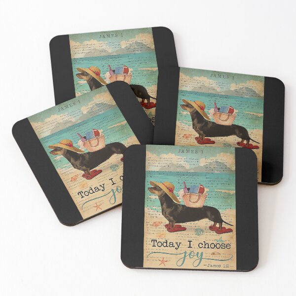 Artikelvorschau, Bible Beach Life Joy Dackel Vintage entworfen und verkauft von mlnana.