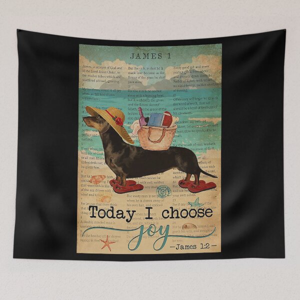 Artikelvorschau, Bible Beach Life Joy Dackel Vintage entworfen und verkauft von mlnana.