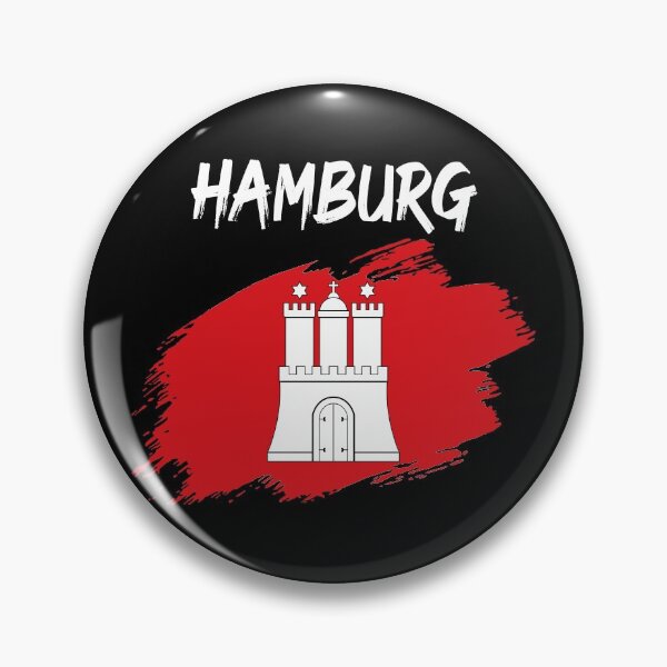Item preview, Hamburg flag flag designed and sold by GeogDesigns.