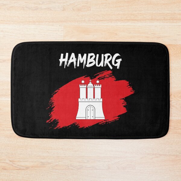 Item preview, Hamburg flag flag designed and sold by GeogDesigns.