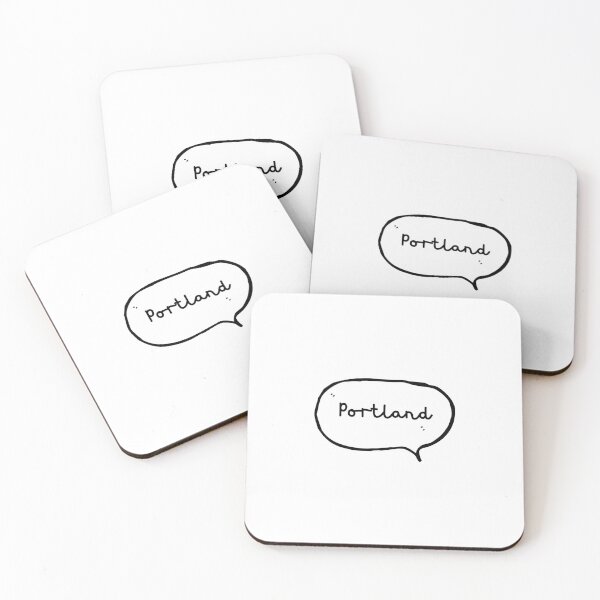 Item preview, Portland - Hand-write Hand-drawn Speech Bubble designed and sold by CityCollection.