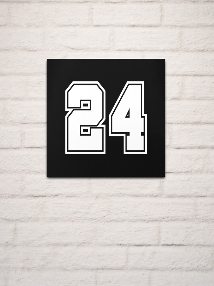 24 number number football Photographic Print by GeogDesigns