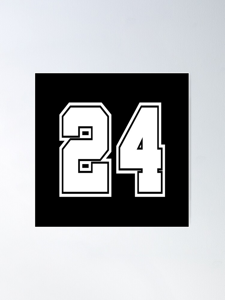 24 number number football Photographic Print by GeogDesigns