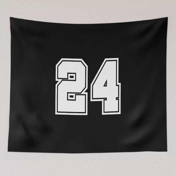 Item preview, 24 shirt number college style football soccer designed and sold by GeogDesigns.