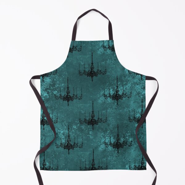 Item preview, Black chandelier on a distressed green background designed and sold by AnnieHochmann.