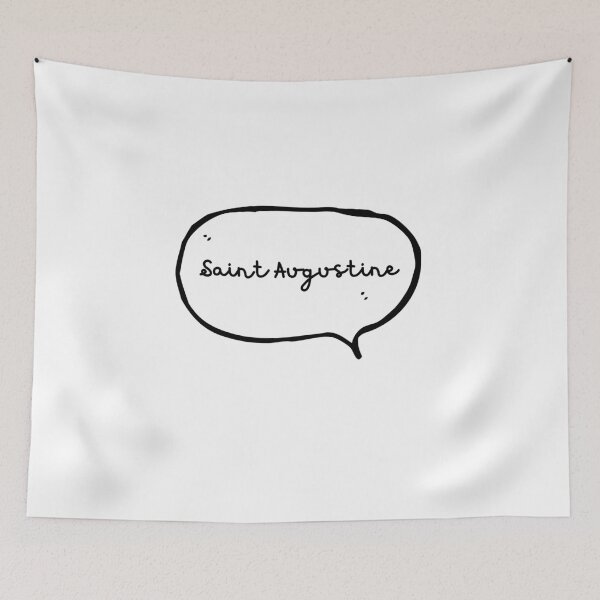 Item preview, Saint Augustine - Hand-write Hand-drawn Speech Bubble designed and sold by CityCollection.
