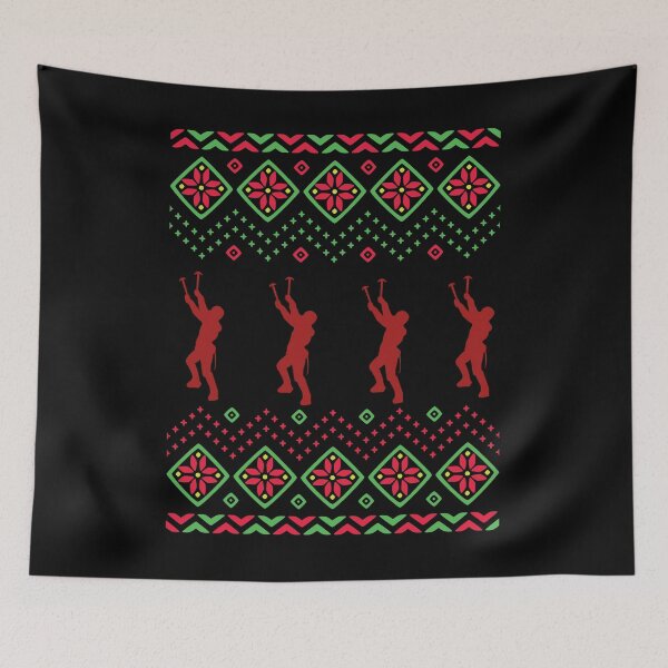 Item preview, Ice Climber - Mountaineer - Ugly Christmas Sweater designed and sold by HeatherPore.