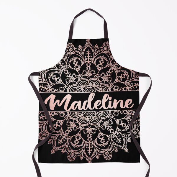 Item preview, First name Madeline mandala in rose gold designed and sold by felinefeelings.