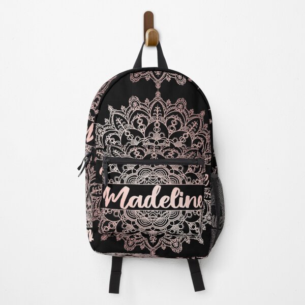 Item preview, First name Madeline mandala in rose gold designed and sold by felinefeelings.