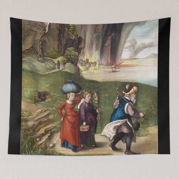 Item preview, Lot's Escape - Albrecht Durer - c1496 designed and sold by CrankyOldDude.