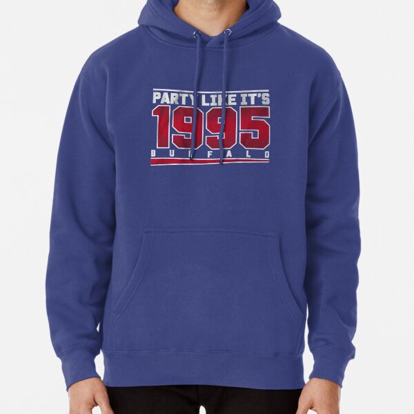 vintage 1995 Buffalo Bills Hoodie sweatshirt – Hunting Vintage