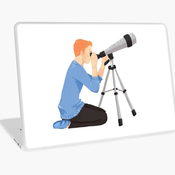 TAG: John and his telescope Laptop Skin