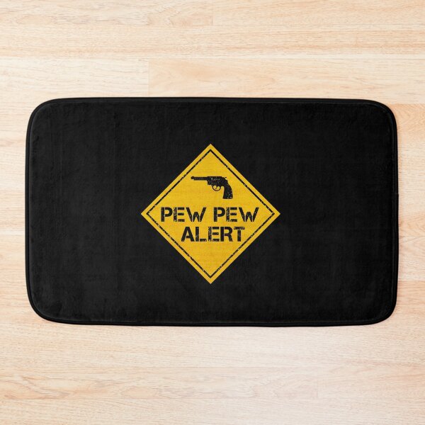 Item preview, Pew Pew Alert Sign For Cars designed and sold by CAUTION SHOP.