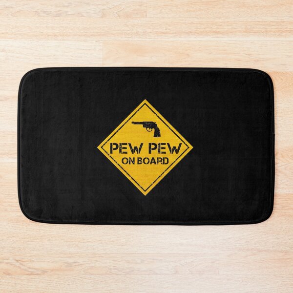 Item preview, Pew Pew On Board Sign For Cars designed and sold by CAUTION SHOP.