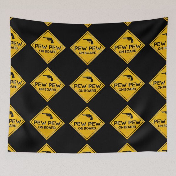 Item preview, Pew Pew On Board Sign For Cars designed and sold by CAUTION SHOP.