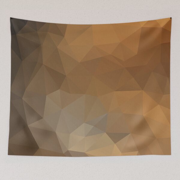 Item preview, lion low poly brown pattern designed and sold by Amr Qadi.