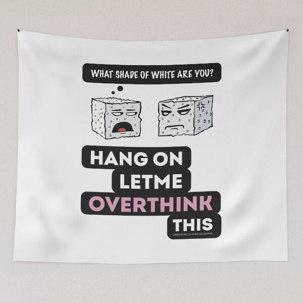 Item preview, Hang on, overthink this - thinking sugar cubes designed and sold by Redinsart.