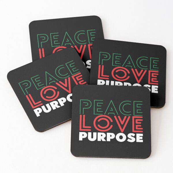 Item preview, Peace Love Purpose, Cool Statement designed and sold by OnPurposeMarket.