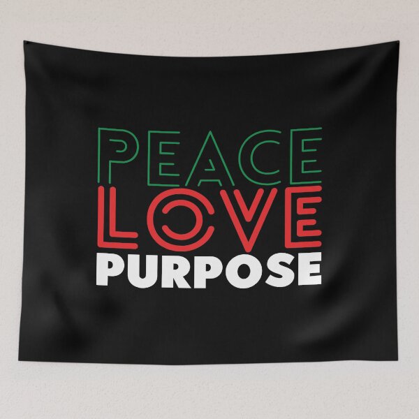 Item preview, Peace Love Purpose, Cool Statement designed and sold by OnPurposeMarket.