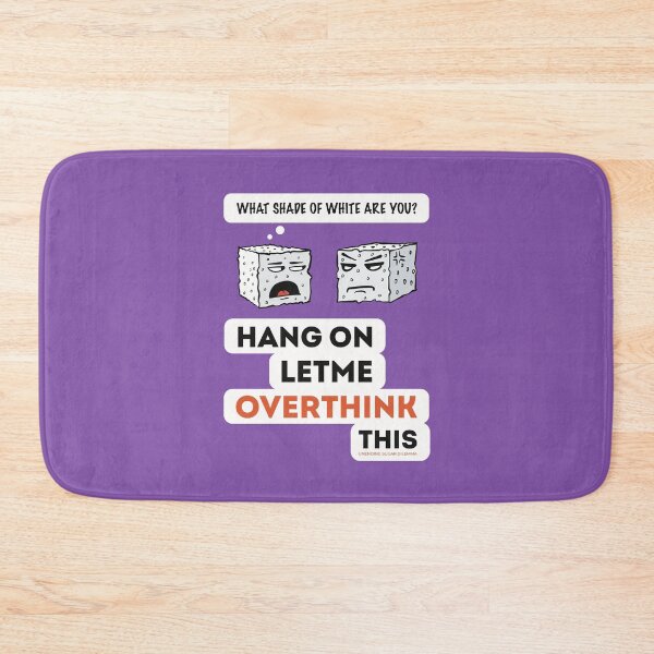 Item preview, Hang on, overthink this - thinking sugar cubes - Black text designed and sold by Redinsart.