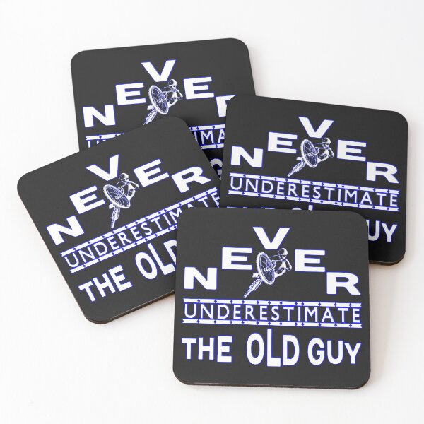 Item preview,  NEVER UNDERESTIMATE  THE OLD GUY designed and sold by Ralek.