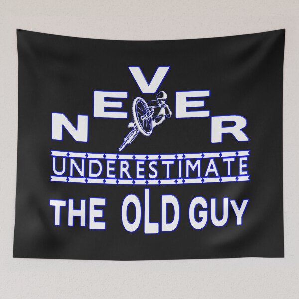 Item preview,  NEVER UNDERESTIMATE  THE OLD GUY designed and sold by Ralek.