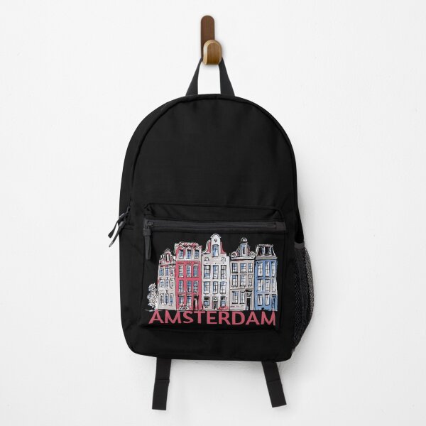 Item preview, Amsterdam Skyline Pink, Amsterdam Holland, The Netherlands designed and sold by DiensDesign.