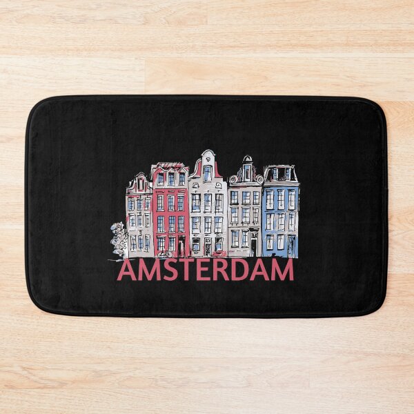 Item preview, Amsterdam Skyline Pink, Amsterdam Holland, The Netherlands designed and sold by DiensDesign.
