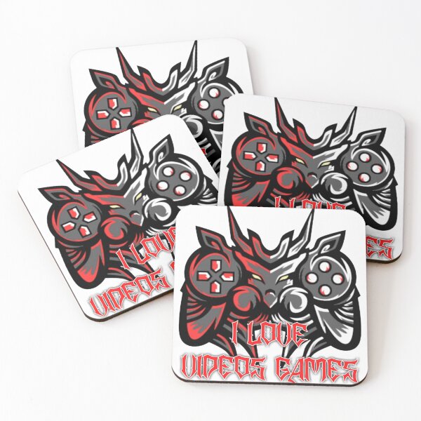 Item preview, I love videos video game games wolf wolfs  designed and sold by THE OTAKU SHOP.