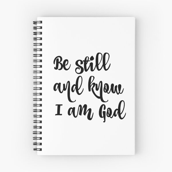 Item preview, Be Still and Know Bible Verse designed and sold by motivateme.