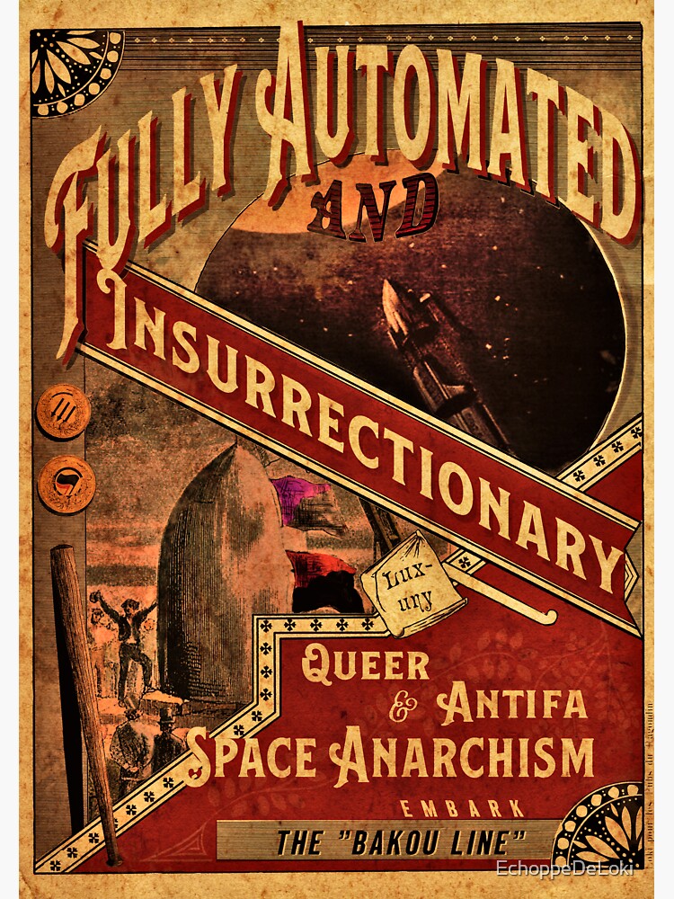 Thumbnail 3 von 3, Sticker, Queerer und räumlicher Anarchismus designt und verkauft von EchoppeDeLoki.