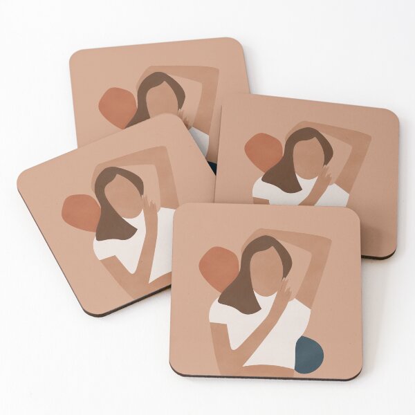 Item preview, Woman with Gesture Minimalist Illustration designed and sold by technicolorable_art.