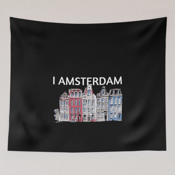 Item preview, I Amsterdam Skyline, Amsterdam  Canal Houses, Nld, Olanda designed and sold by DiensDesign.