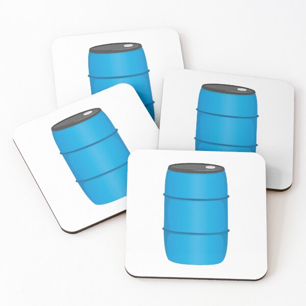 Item preview, Blue drum or bobbin illustration for liquid products and debris. Ideal for institutional material catalogs designed and sold by LucianoCosmo.