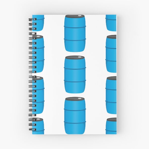 Item preview, Blue drum or bobbin illustration for liquid products and debris. Ideal for institutional material catalogs designed and sold by LucianoCosmo.