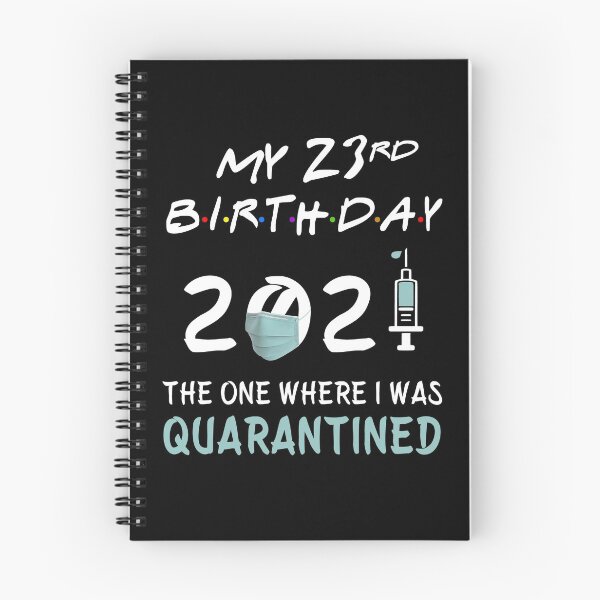 Item preview, My 23rd Birthday 2021 The One Where I was Quarantined gifts designed and sold by AnimaLovers.