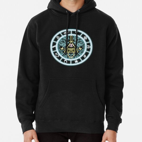 Gravity Falls Bill Cipher Wheel Pullover Hoodie