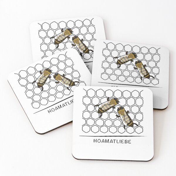 Item preview, BEES STOCK HOAMAT LOVE | For love of home designed and sold by yourtravelguide.