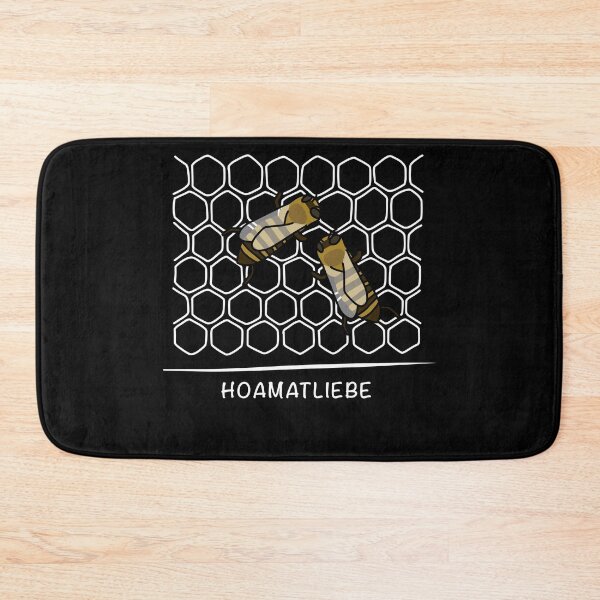 Item preview, BEES STOCK HOAMAT LOVE | For love of home designed and sold by yourtravelguide.